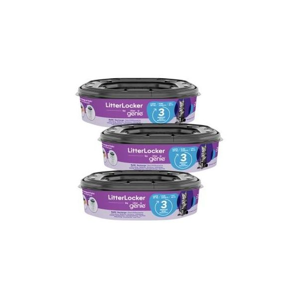 Habapet Cartouche De Recharge XL Litterlocker Par Litter Genie 3 Pcs-image