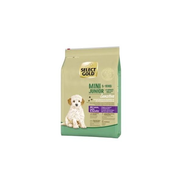 Select Gold Sensitive Croquettes Chiot Mini Agneau Au Saumon & Aux Pommes De Terre 4 Kg-image