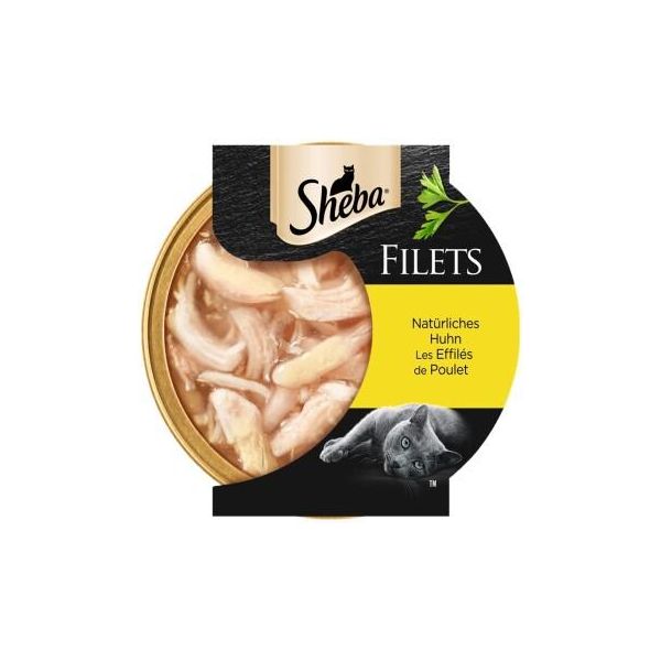 Sheba Filets Aliment Humide Pour Chat Poulet 32X60 G-image