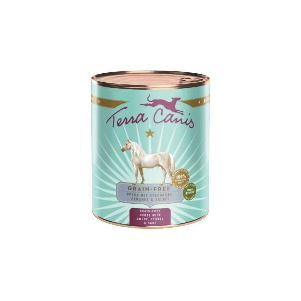 Terra Canis Nourriture Humide Pour Chien Sans CéRéAles Adulte Cheval 6X800 G-image