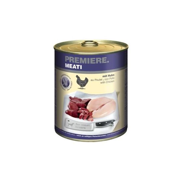 Premiere Meati Nourriture Humide Pour Chien, Adulte, Poulet 6X800 G-image