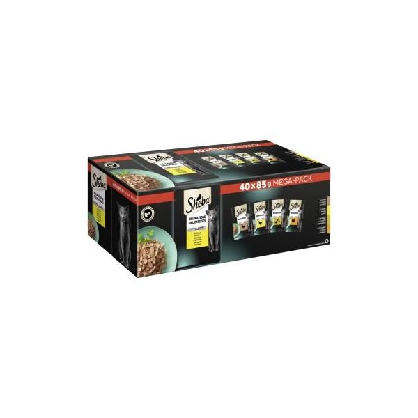 Sheba DéLicatesse En GeléE 40 X 85 G-image