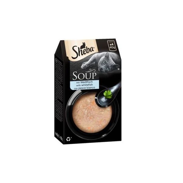 Sheba Soup Poisson Blanc 40X40 G-image