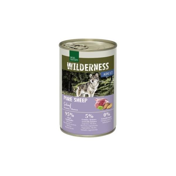 Real Nature Wilderness Nourriture Humide Chien Adulte Pure Sheep Mouton 6X400 G-image