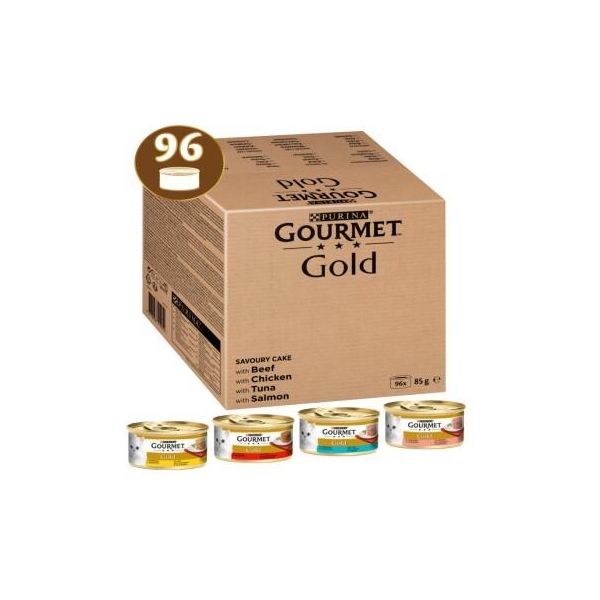 Gourmet Gold LES Timbales : Aliment Humide Mix Pour Chats 96 X 85 G-image