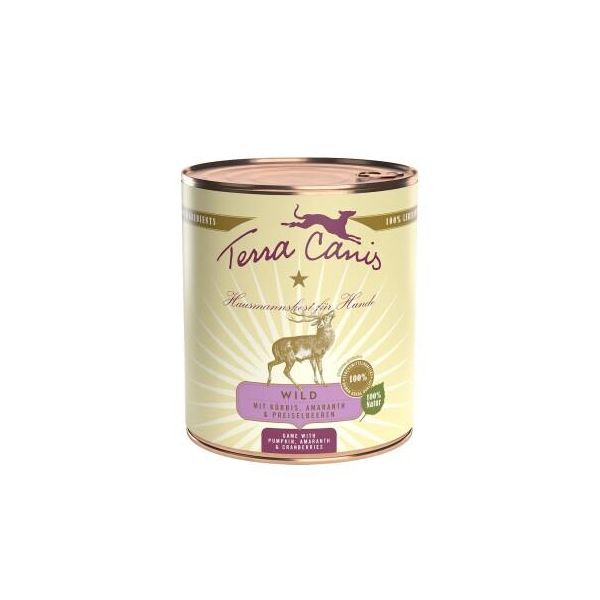 Terra Canis Classic Adult Gibier à La Courge, PâTes IntéGrales Et Airelles 6X800 G-image