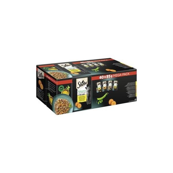 Sheba Mega-Pack Nature’S Collection En GeléE Volaille Variation 40 X 85 G-image