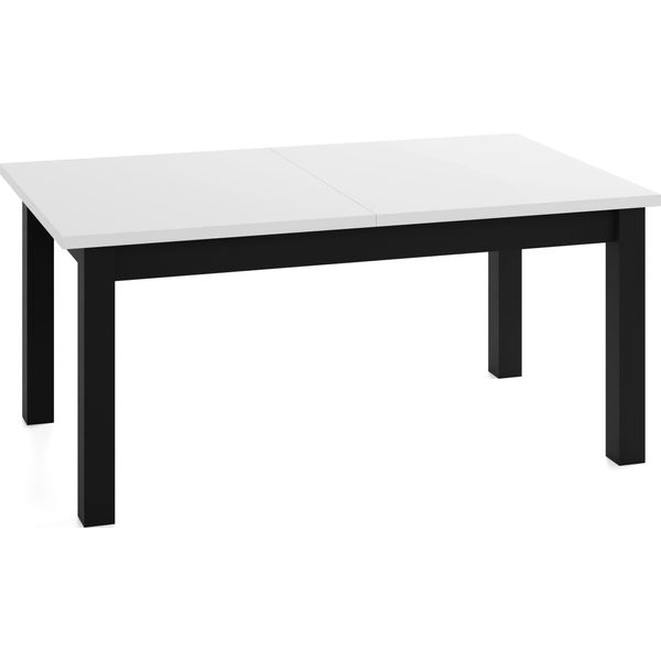 Esstisch Lindberg Ausziehbar VerläNgerbar Rechteckig, Weiß 120-160/80/77 Cm-image