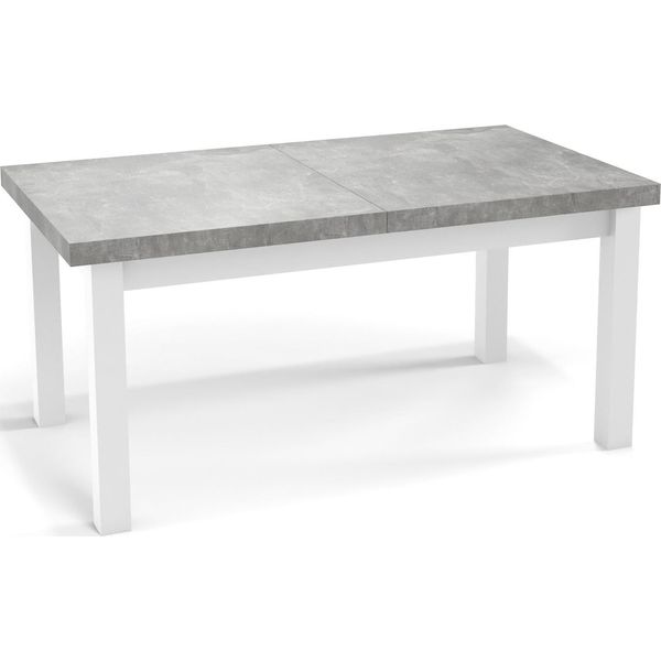 Esstisch Avena Rechteckig Ausziehbar, Grauer Beton 160/90/78-image