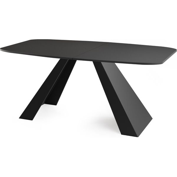 Esstisch Monte Rechteckig Ausziehbar, Schwarz 160-200/80/76 Cm-image