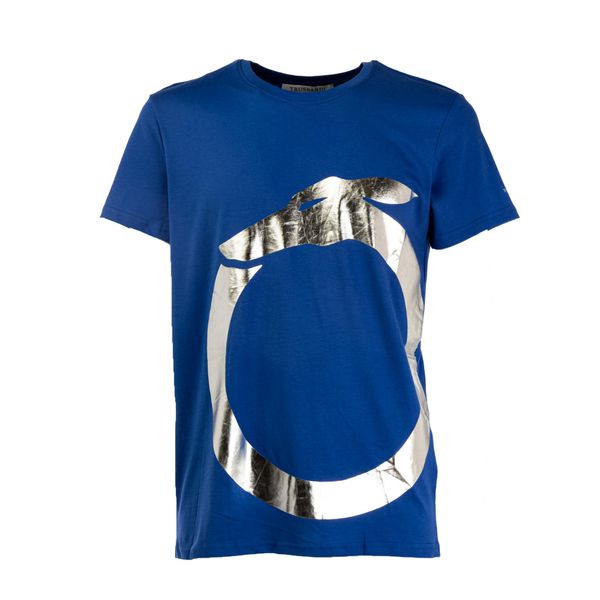 Herren T-Shirt Mit Kurzen ÄRmeln Und Schlichtem Rundhalsausschnitt Mit Druck-image