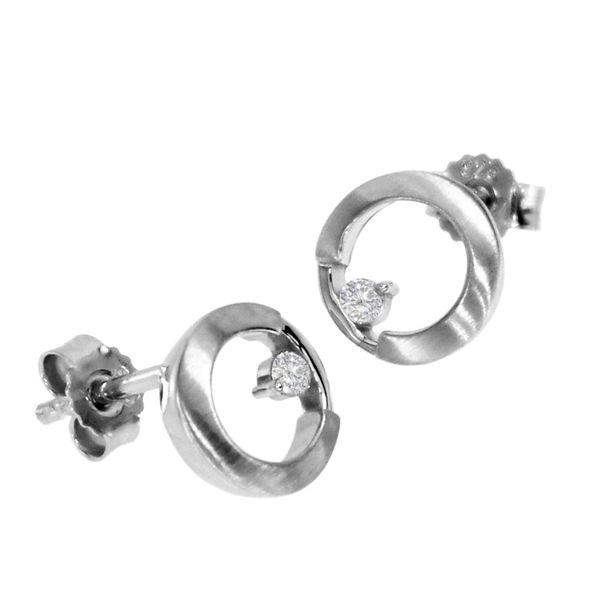 Paar Ohrstecker Ostsee-Schmuck "Ostsee-Schmuck Ohrstecker Adele Ohrstecker Adele", Weiß, Ohrringe, Damen, 9Mm Rund, Silber 925 (Sterlingsilber)-image