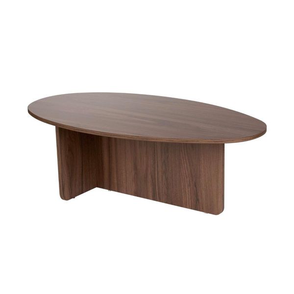 Couchtisch Mit Ovaler Platte L125 Cm 65/120/40 Cm-image