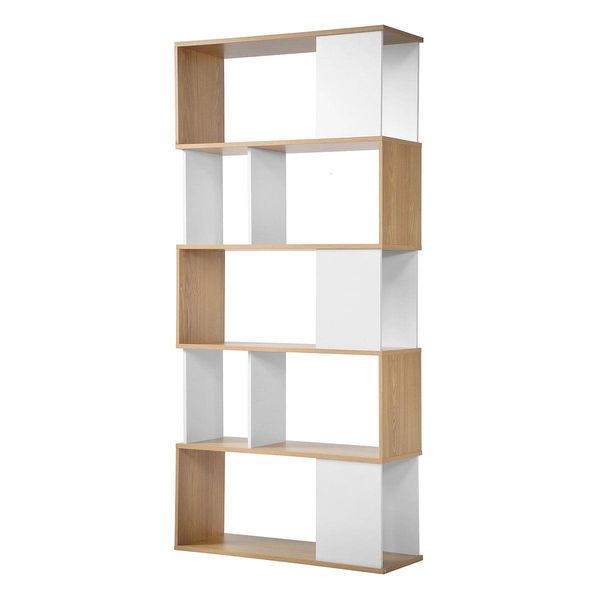 BÜCherregal In Weiß- Und Eichendekor - H173,5 Cm-image