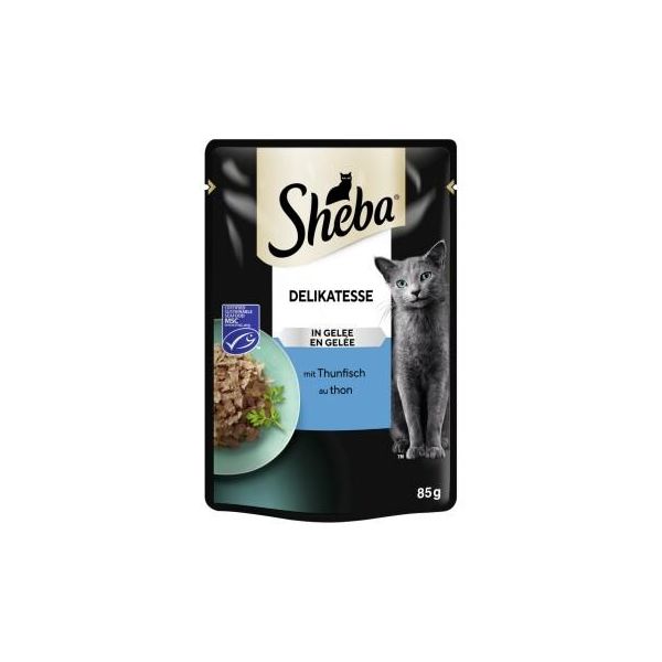 Sheba DéLicatesse En GeléE Thon 28X85 G-image