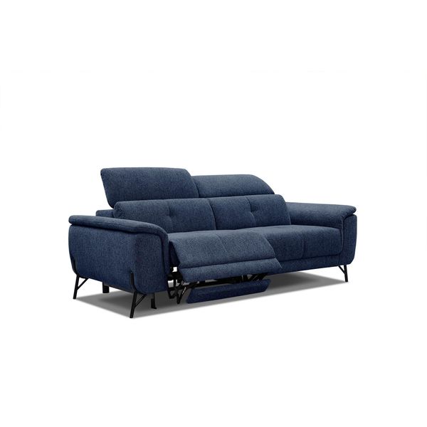 Sofa Avena 3-Sitzer Mit 1 Relaxfunktion, Dunkelblau-image