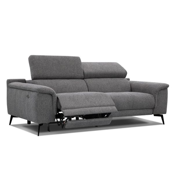 Relaxsofa Fiero 3-Sitzer Mit 1 Relaxfunktion, Dunkelgrau-image