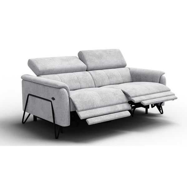 Relaxsofa Roden 3-Sitzer, Hellgrau-image