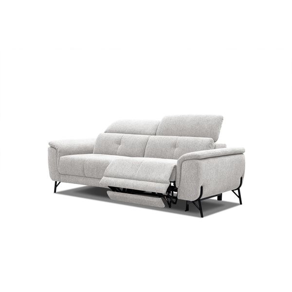 Sofa Avena 3-Sitzer Mit 1 Relaxfunktion, Hellgrau-image