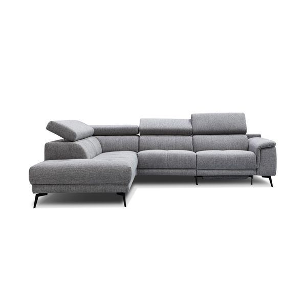 Ecksofa Fiero 5-Sitzer Mit 1 Relaxfunktion, Grau-image
