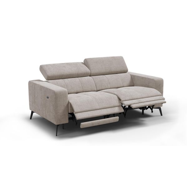 Relaxsofa Morello 3-Sitzer, Beige, 2 X Relax Zero Gravity-image