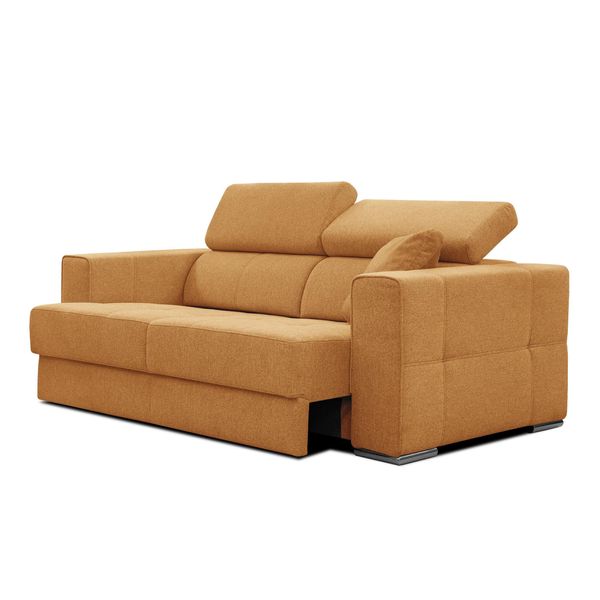 Sofa Quartz 3-Sitzer Mit Ausziehsitz, Orange-image