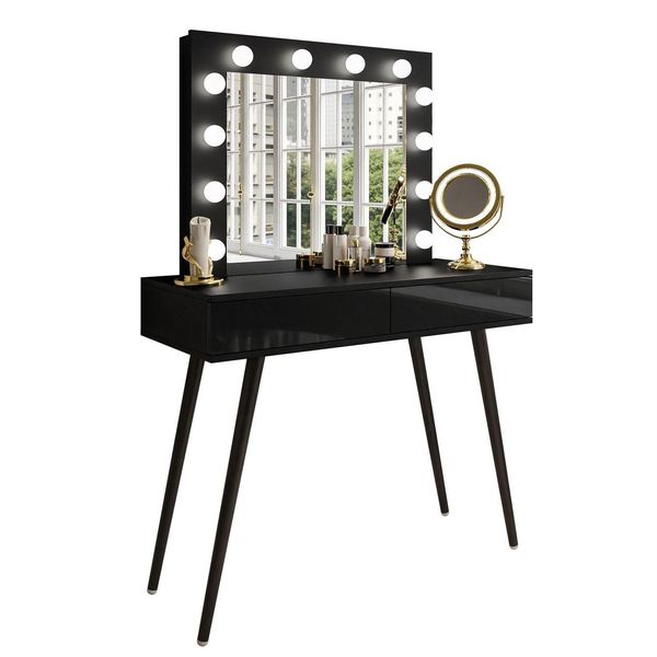Schminktisch Sienna Loft Mit Schubladen Push Open-image
