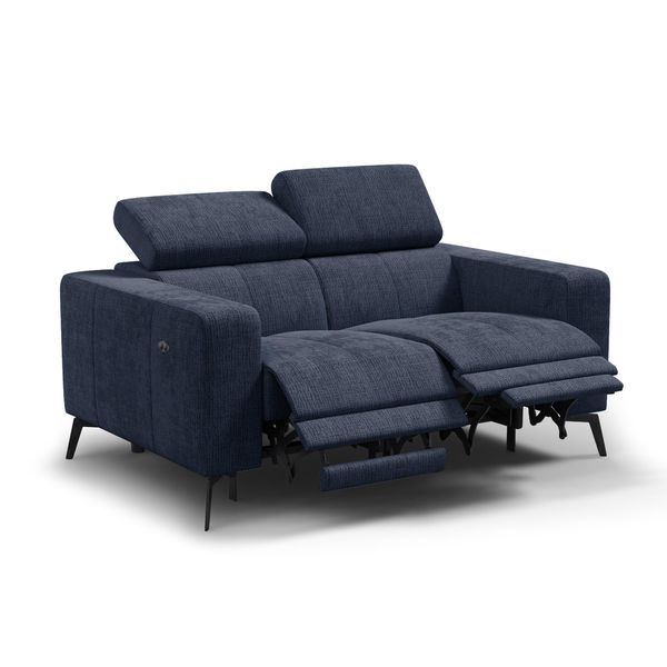 Relaxsofa Morello 2-Sitzer, Marineblau, 2 X Relax Zero Gravity-image