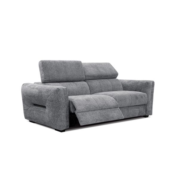 Sofa Calvera 3-Sitzer Mit 1 Relaxfunktion, Grau-image