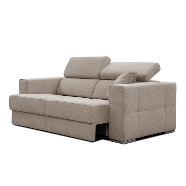 Sofa Quartz 3-Sitzer Mit Ausziehsitz, Taupe-image