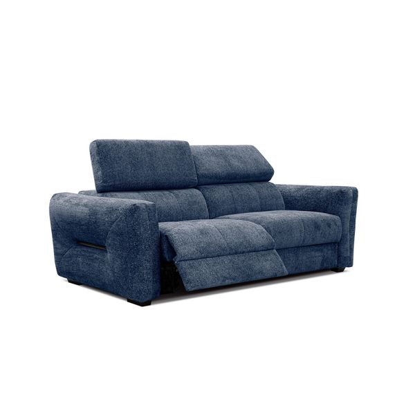 Sofa Calvera 3-Sitzer Mit 1 Relaxfunktion, Dunkelblau-image