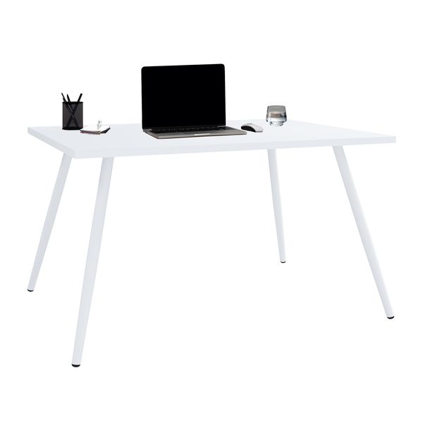 Schreibtisch Vcm "Schreibtisch BüRotisch Computertisch Salia 110X50", Weiß, B:110Cm T:50Cm, Tische, Schreibtisch-image