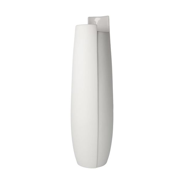 Dekovase Goebel "Vase Ova 36 Cm Weiß", Weiß, B:10Cm H:36Cm T:10,5Cm, Vasen, HandwäSche Wird Empfohlen-image