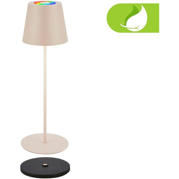 Briloner Leuchten Tischleuchte "Cilano Tischleuchte", Beige, Leuchten, Tischleuchte-image