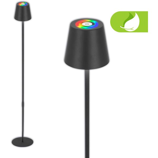 Briloner Leuchten Stehlampe "Coloris Akku Stehleuchte", Schwarz, Leuchten, Stehlampe-image
