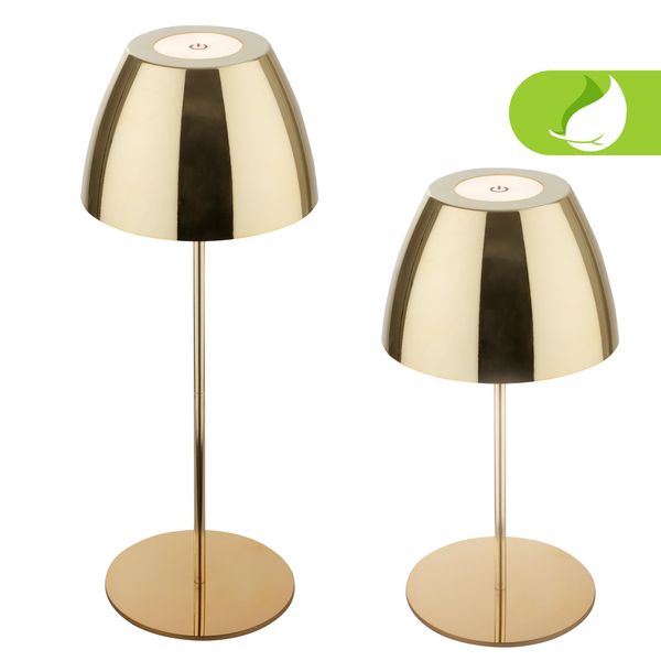 Briloner Leuchten Tischleuchte "Serina Akku Tischleuchte", Gold, Leuchten, Tischleuchte-image