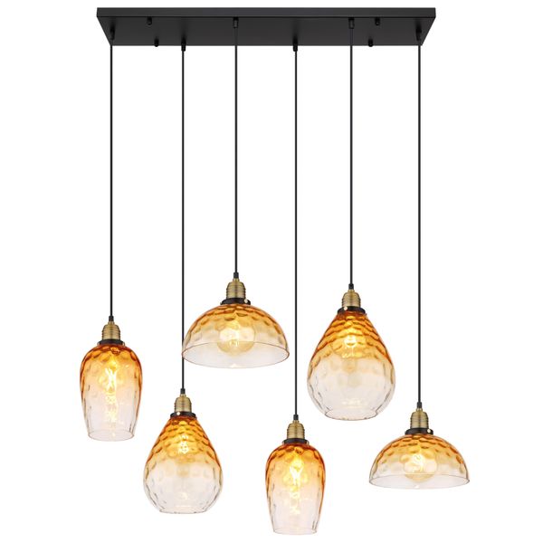 Globo Lighting HäNgeleuchte "Salvy", Schwarz, 1 Stk., Leuchten, HäNgelampe/Pendelleuchte/Esszimmer/Wohnzimmer/Esstisch, HäNgeleuchte-image