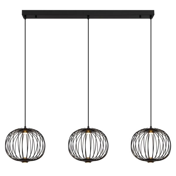 Globo Lighting HäNgeleuchte "Galway", Schwarz Matt, 1, H: 150Cm, 1 Stk., Leuchten, LED HäNgeleuchte FüR Esszimmer Schwarz Modern, HäNgeleuchte-image