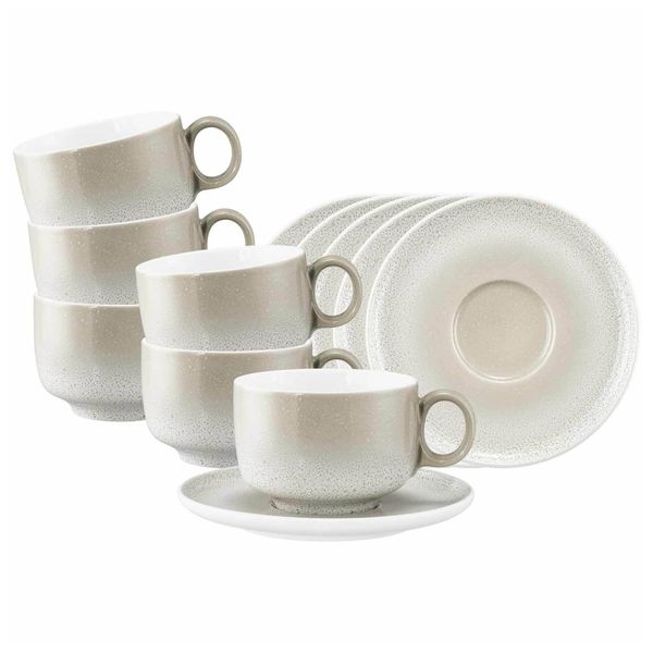 Seltmann Weiden Milchkaffeetassen Mit Untertassen Sento Home 350 Ml 6Er Set-image