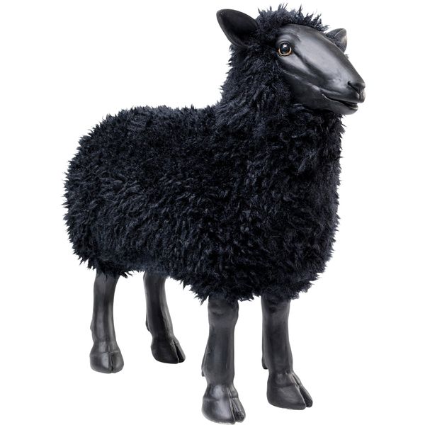 Dekofigur Kare Design "Bathilde Schwarz 48Cm", Schwarz, B:23Cm H:48Cm T:52Cm, Polyresin, Dekofiguren-image