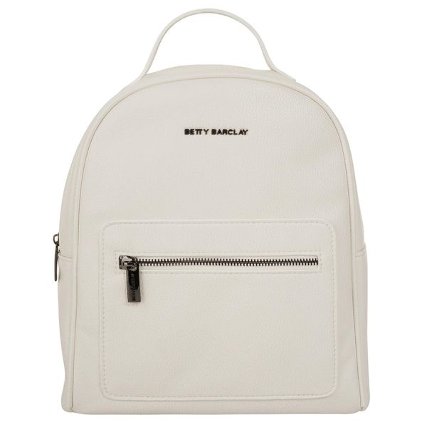 Cityrucksack Betty Barclay, Damen, Gr. B/H/T: 24Cm X 28Cm X 12Cm, Onesize, Weiß, Kunstfaser, RucksäCke Cityrucksack-image