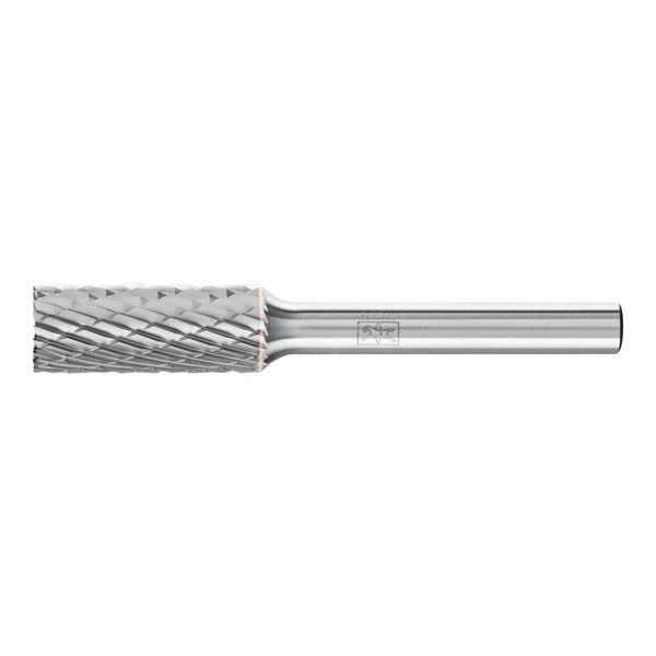 Pferd Tools Hartmetall FräSstift Zylinder Zyas Stirnverzahnt Ø 10X25Mm Schaft-Ø 6Mm Z3P Universal Mittel Kreuzverzahnt (21100826)-image