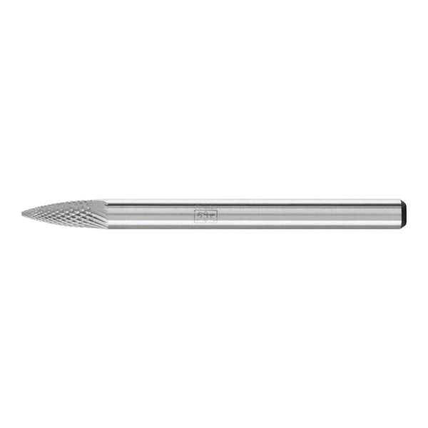 Pferd Tools Hartmetall HochleistungsfräSstift Micro Spitzbogen Spg Ø 03X07 Mm Schaft-Ø 3 Mm Feinbearbeitung (21222573)-image