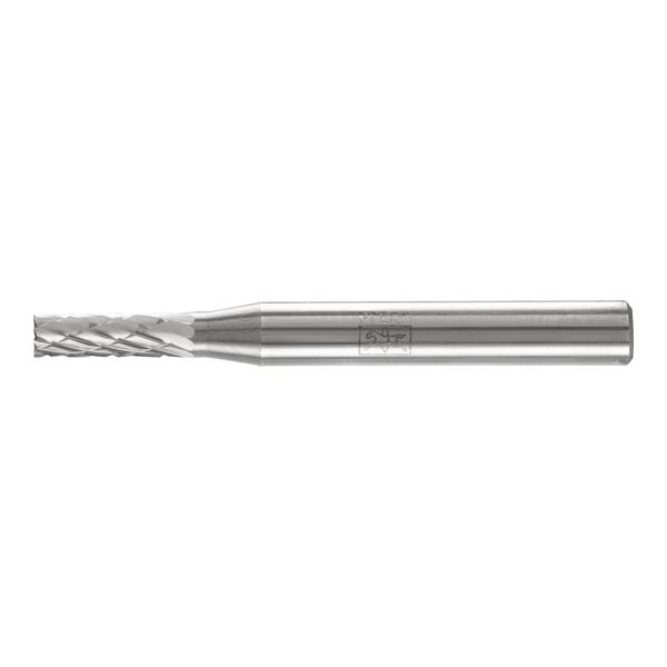 Pferd Tools Hartmetall FräSstift Zylinder Zyas Stirnverzahnt Ø 04X13Mm Schaft-Ø 6Mm Z3P Universal Mittel Kreuzverzahnt (21100126)-image