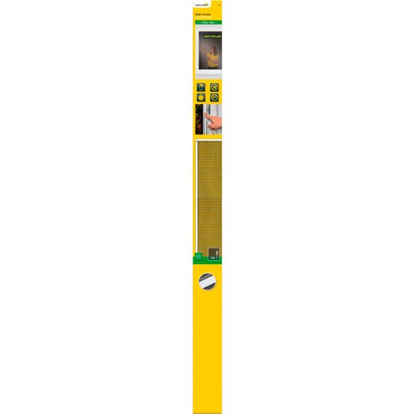 Insektenschutz-Fensterrahmen Schellenberg "Easy Click Mit Pollenschutzgewebe FüR Fenster", Weiß (Rahmen: Weiß Gewebe: Grau), B:130Cm H:150Cm, Insektenschutzgitter, Fliegengitter Zum Einklicken Ohne Bohren, 130 X 150 Cm, Anthrazit-image
