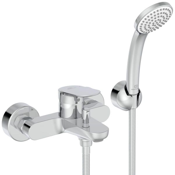 Ideal Standard Badearmatur Aufputz Ceralife O Mit Handbrause-Set Chrom, BE115AA BE115AA-image