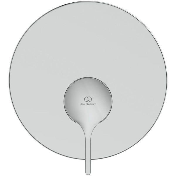 Ideal Standard Brausearm. Unterputz Bausatz 2 Melange, Runde Rosette, Chrom A4273AA-image