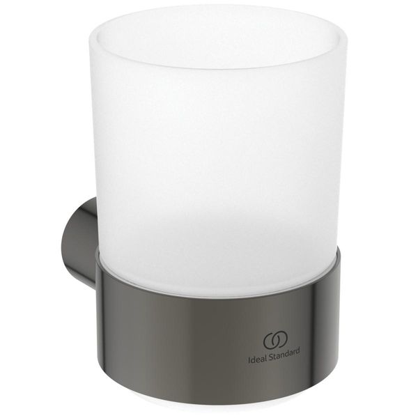 Ideal Standard Mundglas Conca, Rund, Magnetic Grey T4505A5-image