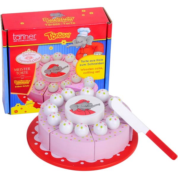 Spiellebensmittel Tanner "Benjamin BlüMchen Torte", Bunt, Kaufladensortimente, Kinder, Holz, Zum Schneiden; Aus Holz-image