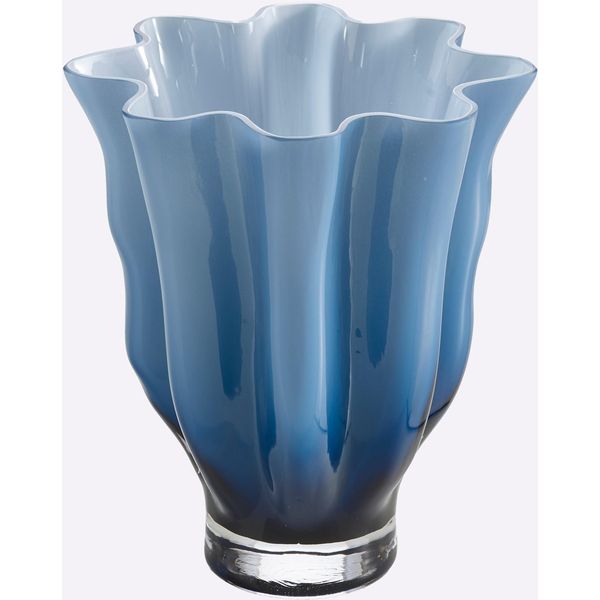 Heine Home Tischvase, Blau, B/H/T: 20Cm X 25Cm X 21Cm, Vasen-image
